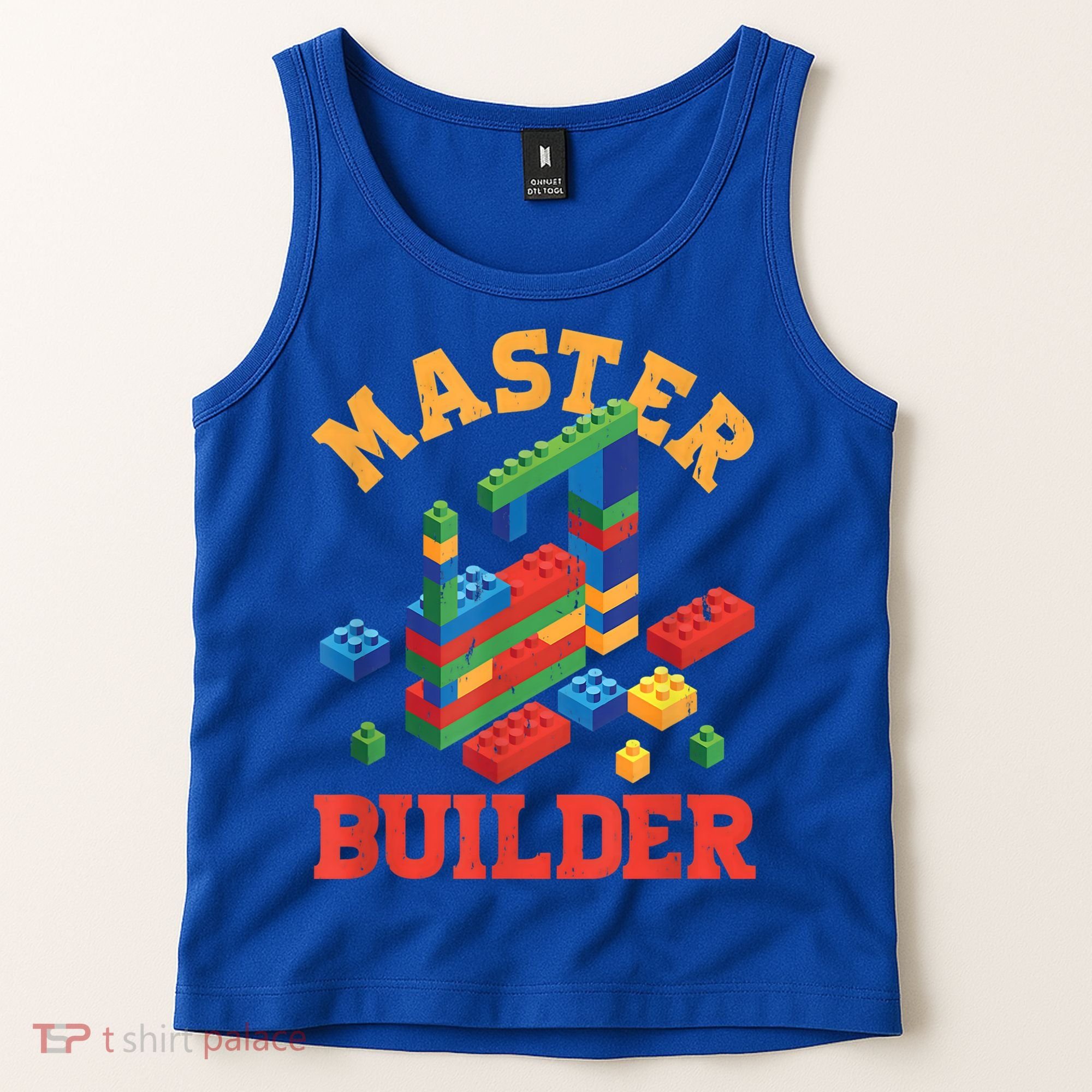 Master Builder Block Building Master Brick Builder Tank Top