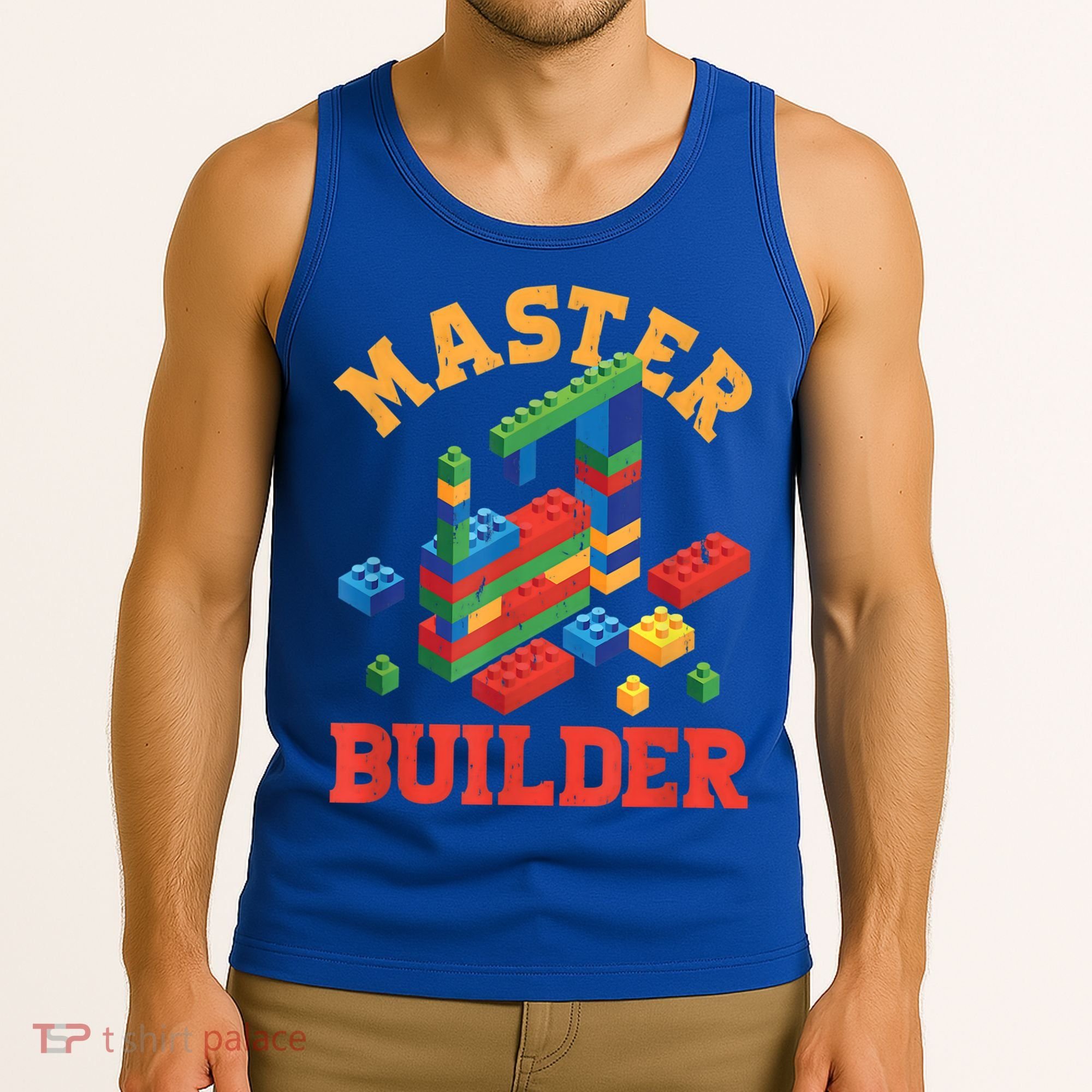 Master Builder Block Building Master Brick Builder Tank Top