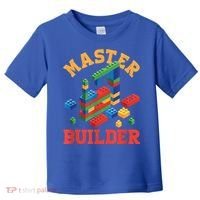 Master Builder Block Building Master Brick Builder Toddler T-Shirt thumb 0