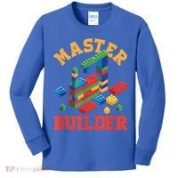 Master Builder Block Building Master Brick Builder Kids Long Sleeve Shirt thumb 0