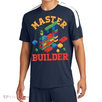 Master Builder Block Building Master Brick Builder Soccer Jersey