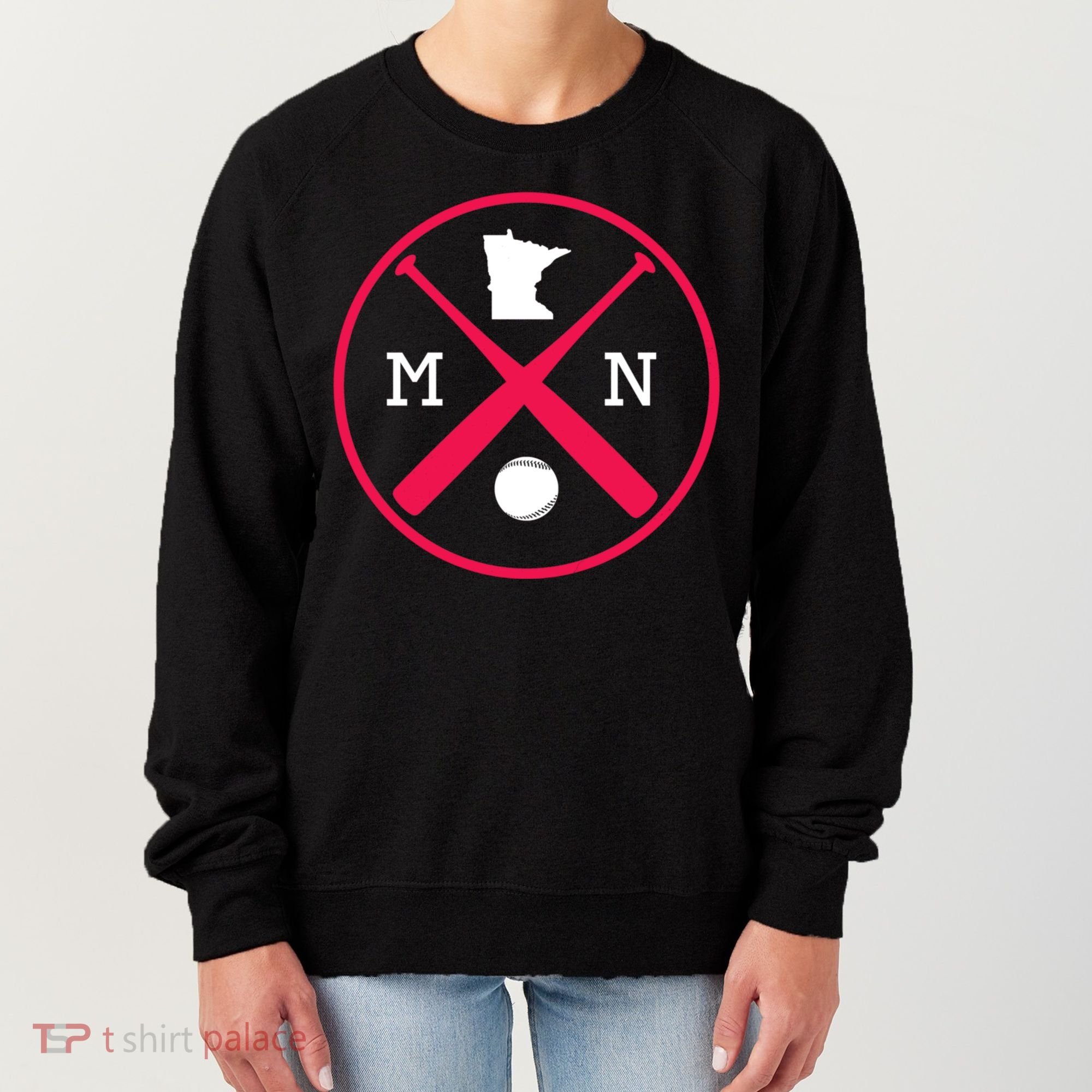 Minnesota Baseball Bats Team Women's Sweatshirt