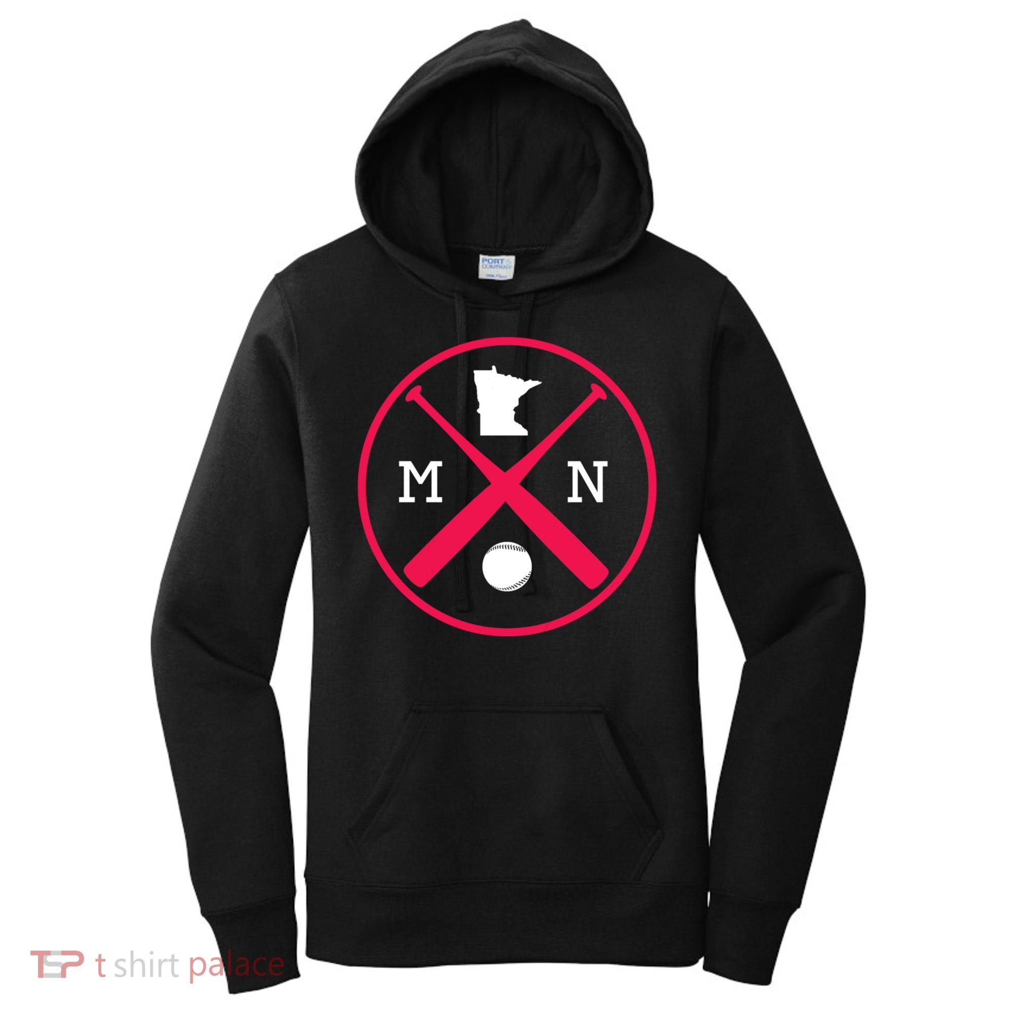 Minnesota Baseball Bats Team Women's Hoodie