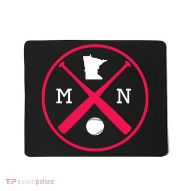 Minnesota Baseball Bats Team Mousepad