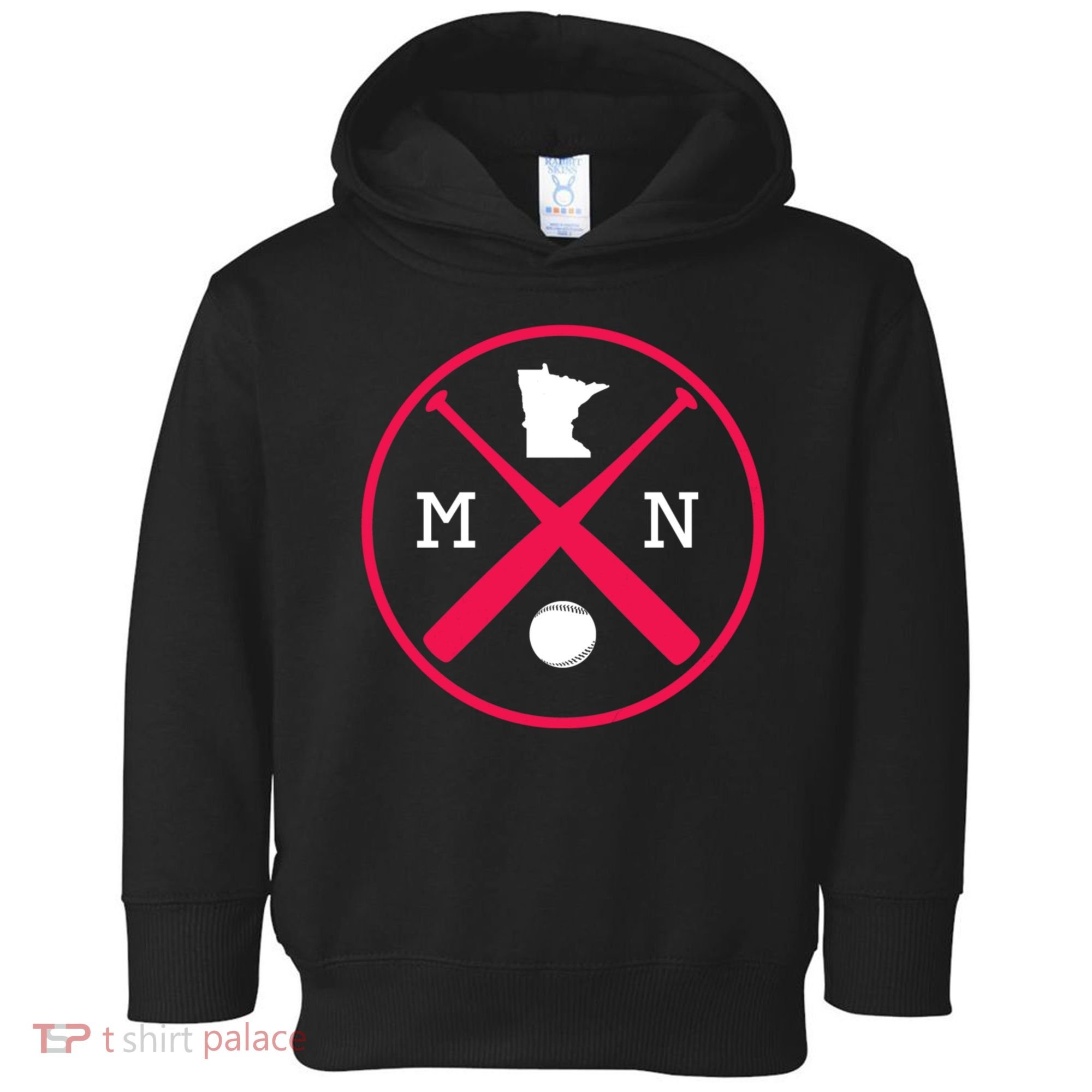Minnesota Baseball Bats Team Toddler Hoodie