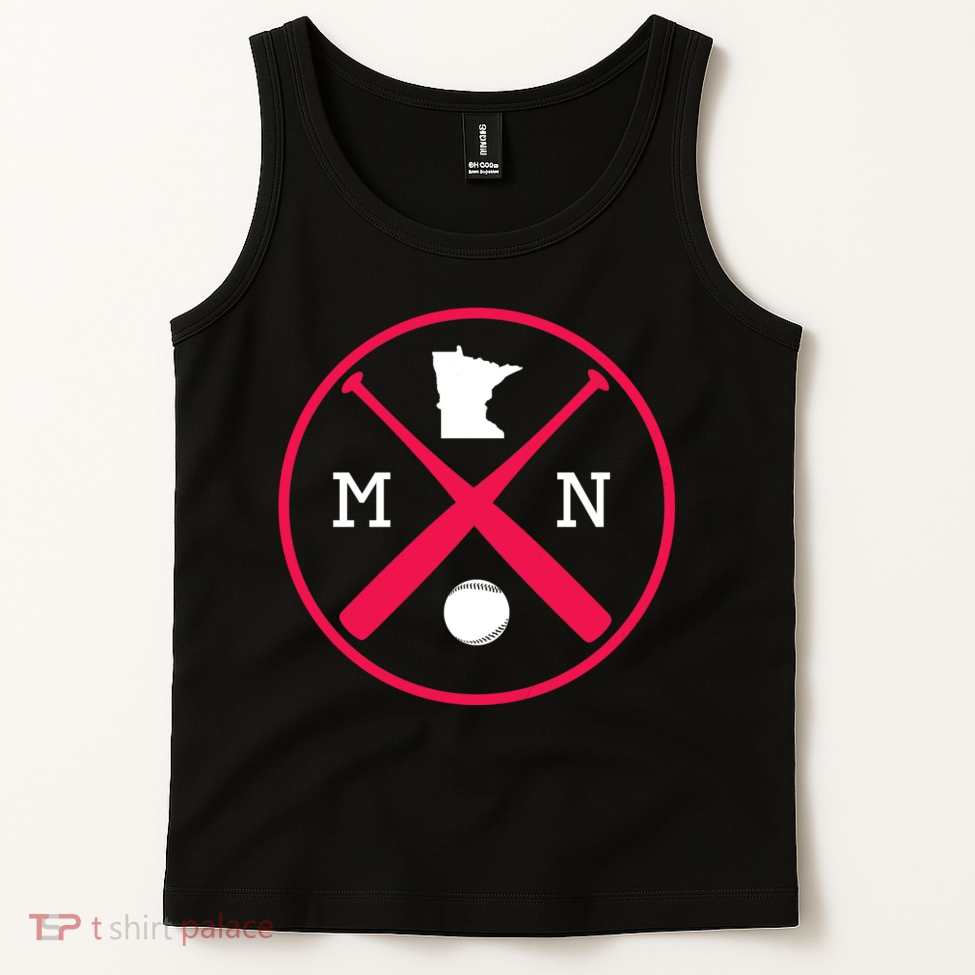 Minnesota Baseball Bats Team Tank Top