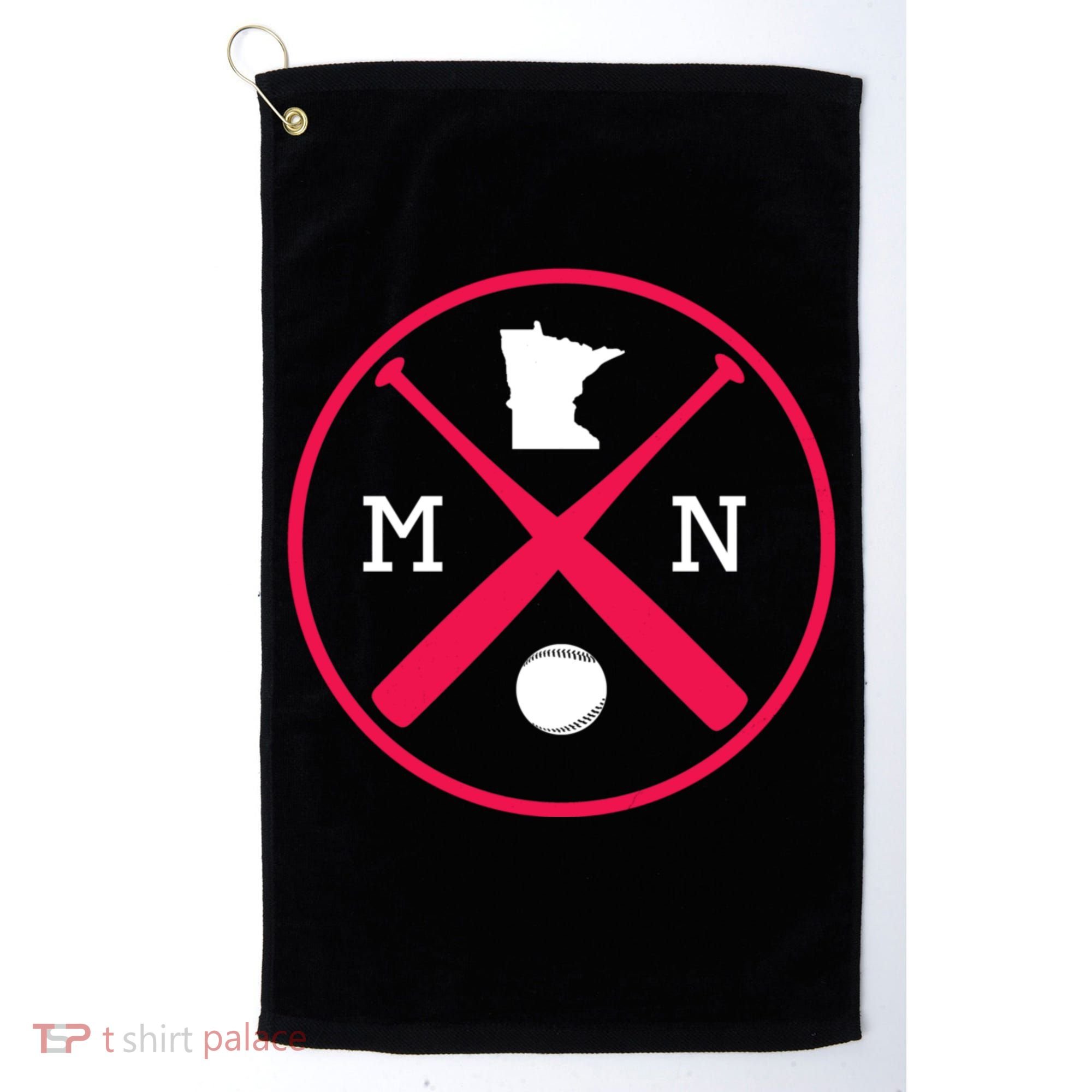 Minnesota Baseball Bats Team Golf Towel