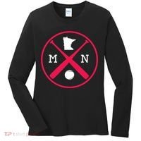 Minnesota Baseball Bats Team Women's Long Sleeve Shirt thumb 0