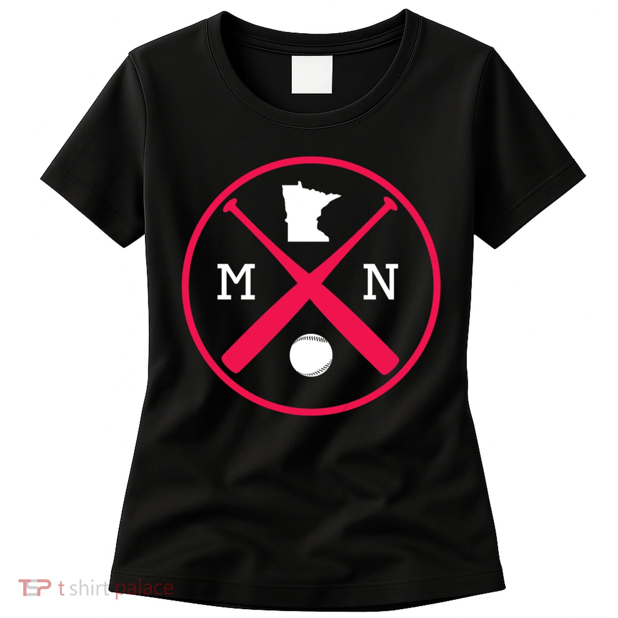 Minnesota Baseball Bats Team Women's T-Shirt
