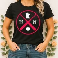 Minnesota Baseball Bats Team Women's T-Shirt thumb 2