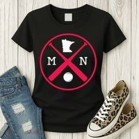 Minnesota Baseball Bats Team Women's T-Shirt thumb 3
