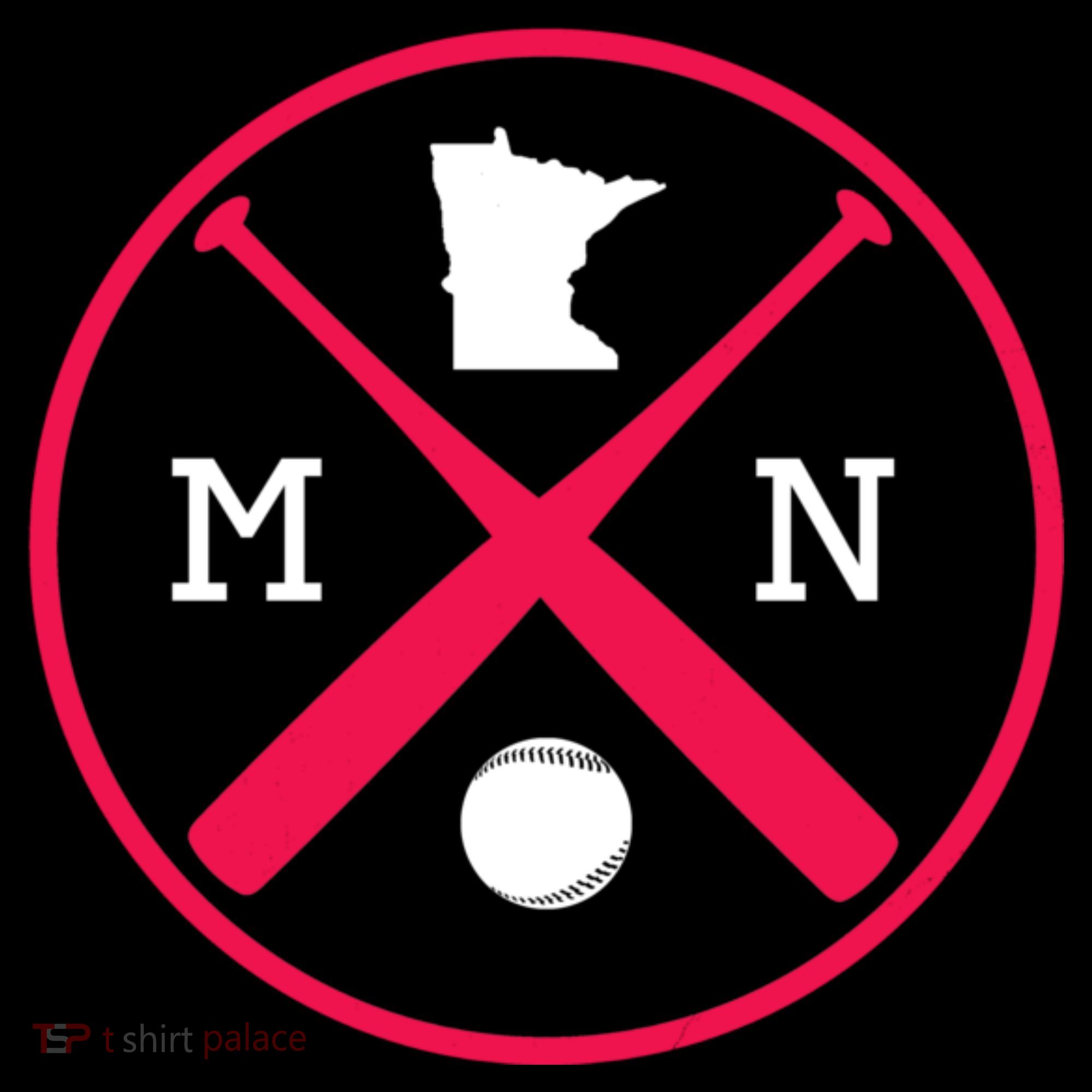 Minnesota Baseball Bats Team Kids Hoodie