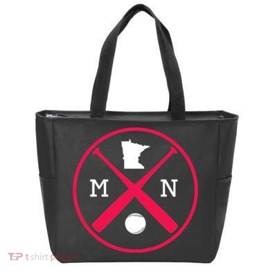 Minnesota Baseball Bats Team Tote Bag