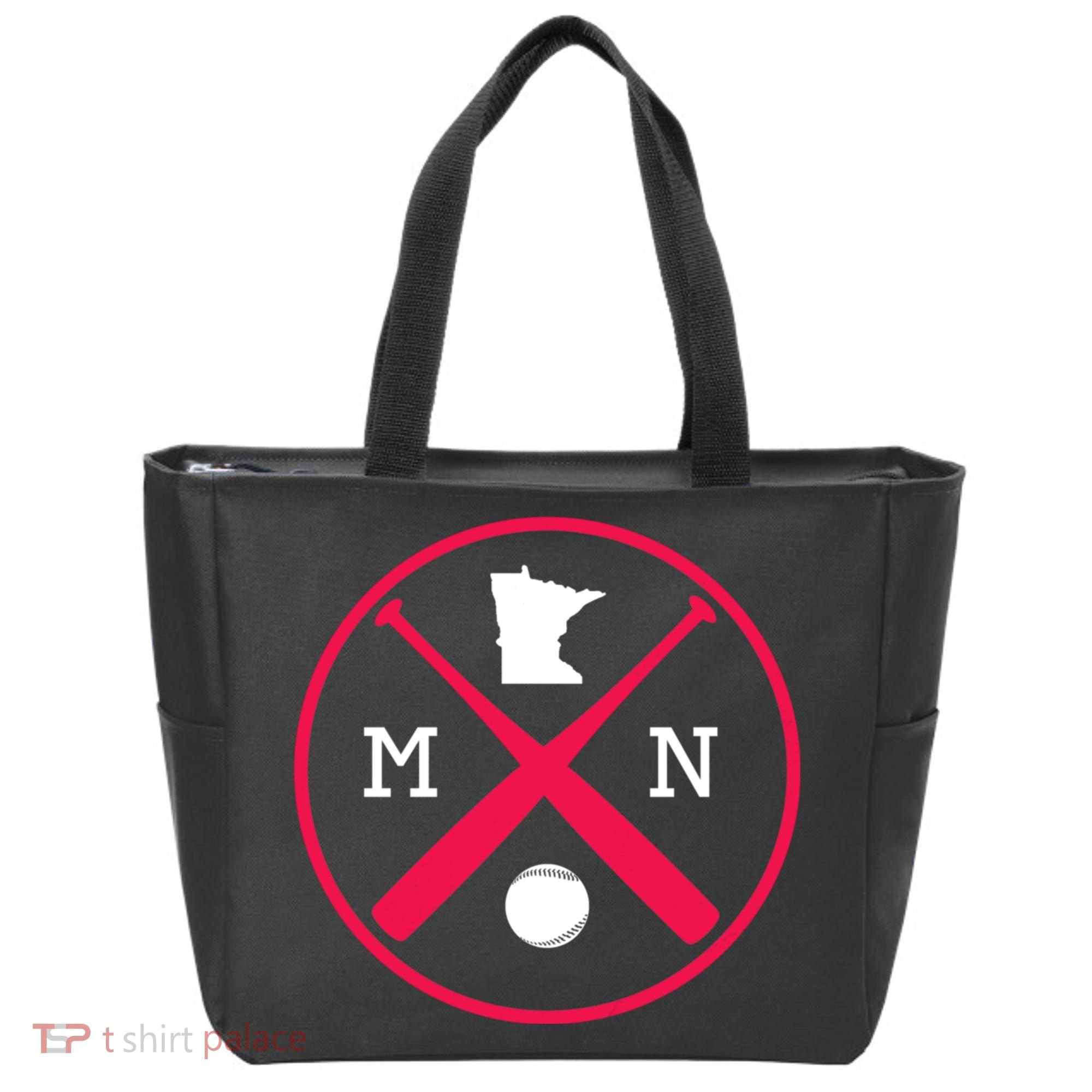 Minnesota Baseball Bats Team Tote Bag