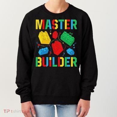 Master Builder Building Blocks Brick Toy Master Builder Women's Sweatshirt