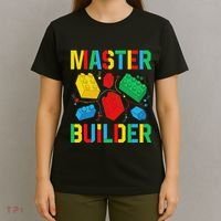 Master Builder Building Blocks Brick Toy Master Builder T-Shirt thumb 4