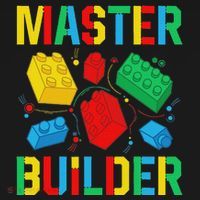 Master Builder Building Blocks Brick Toy Master Builder T-Shirt thumb 7