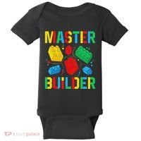 Master Builder Building Blocks Brick Toy Master Builder Baby Bodysuit thumb 0