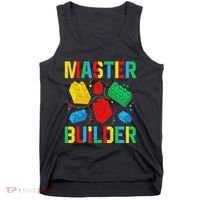 Master Builder Building Blocks Brick Toy Master Builder Tank Top thumb 0