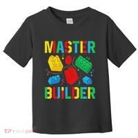 Master Builder Building Blocks Brick Toy Master Builder Toddler T-Shirt thumb 0