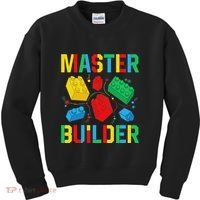 Master Builder Building Blocks Brick Toy Master Builder Kids Sweatshirt thumb 0