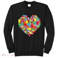 Master Builder Block Brick Building Heart Valentines Day Sweatshirt thumb 0