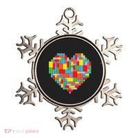 Master Builder Block Brick Building Heart Valentines Day Ornament thumb 0