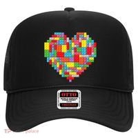 Master Builder Block Brick Building Heart Valentines Day Hat thumb 0