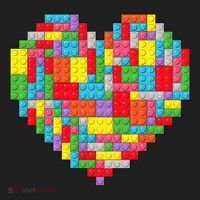 Master Builder Block Brick Building Heart Valentines Day Hat thumb 2