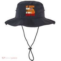 My Broom Broke So Now I Drink Wine Bucket Hat thumb 0