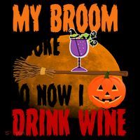 My Broom Broke So Now I Drink Wine Coffee Mug thumb 5