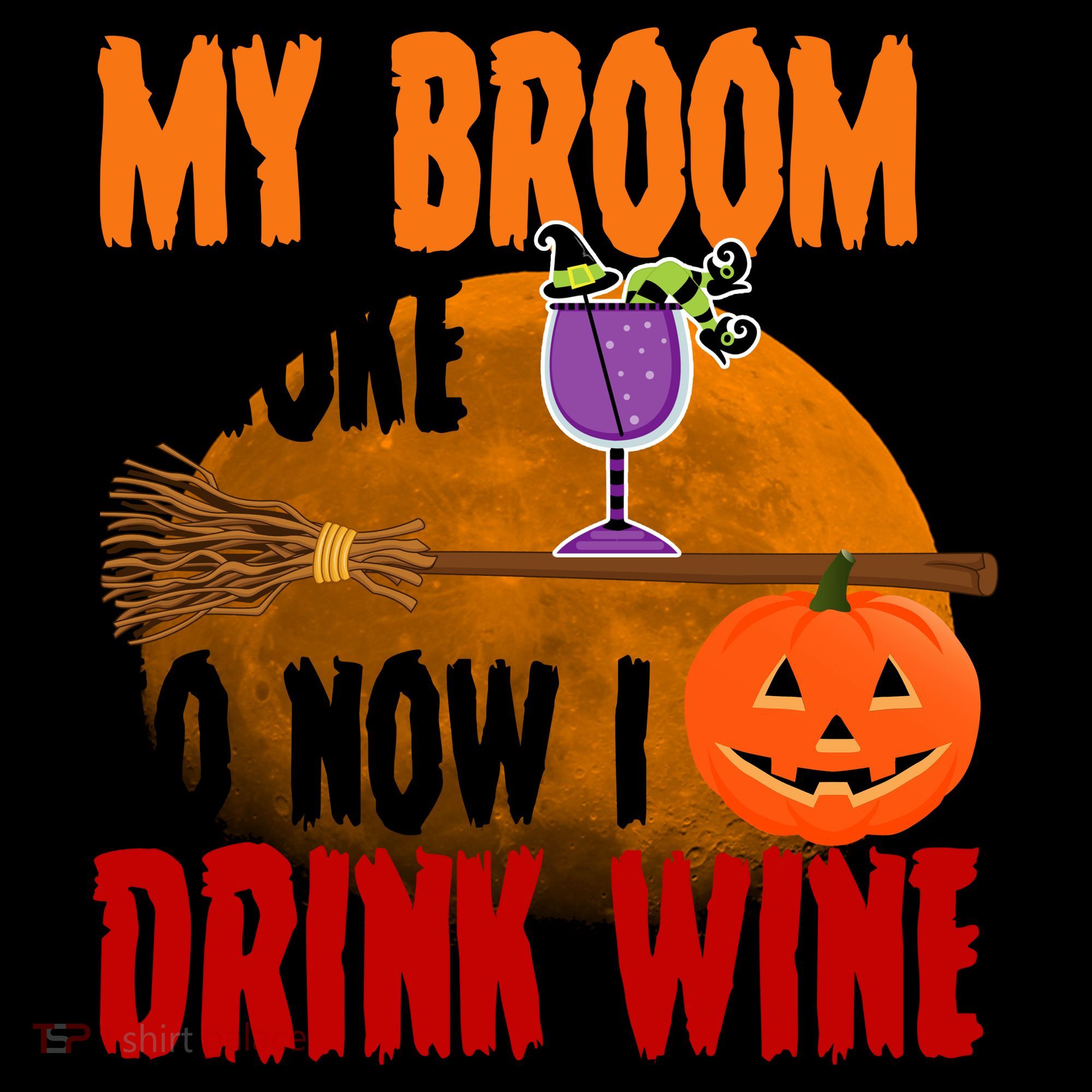 My Broom Broke So Now I Drink Wine Coffee Mug