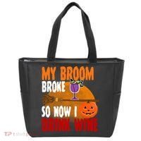 My Broom Broke So Now I Drink Wine Tote Bag thumb 0