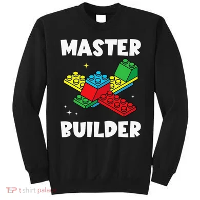 Master Builder Building Blocks Brick Toy Master Builder Sweatshirt