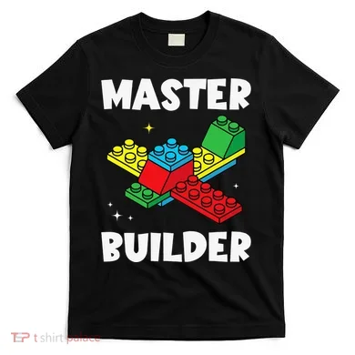 Master Builder Building Blocks Brick Toy Master Builder T-Shirt