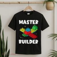 Master Builder Building Blocks Brick Toy Master Builder T-Shirt thumb 2