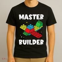 Master Builder Building Blocks Brick Toy Master Builder T-Shirt thumb 3