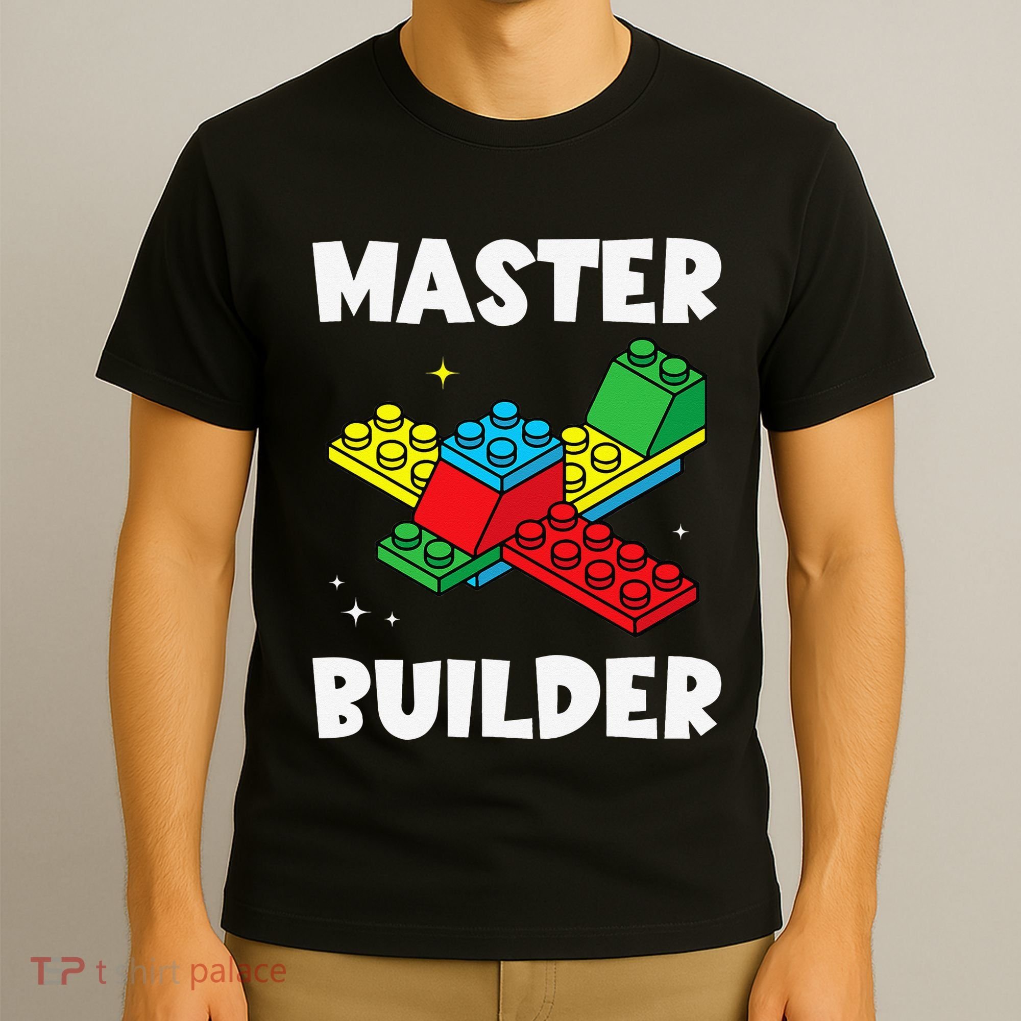 Master Builder Building Blocks Brick Toy Master Builder T-Shirt