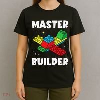 Master Builder Building Blocks Brick Toy Master Builder T-Shirt thumb 4