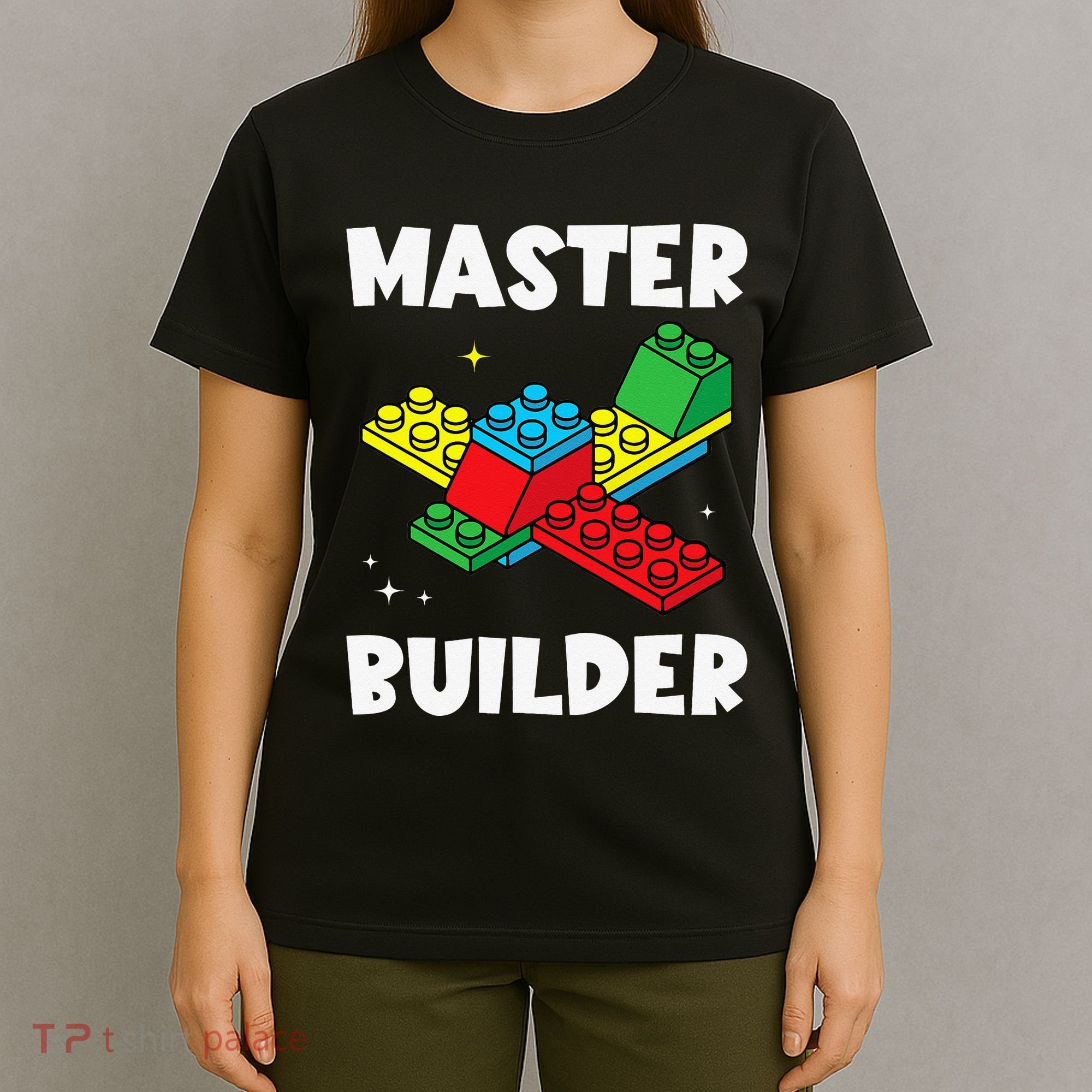 Master Builder Building Blocks Brick Toy Master Builder T-Shirt