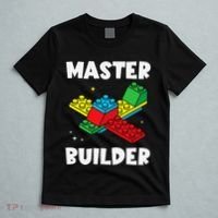 Master Builder Building Blocks Brick Toy Master Builder T-Shirt thumb 5