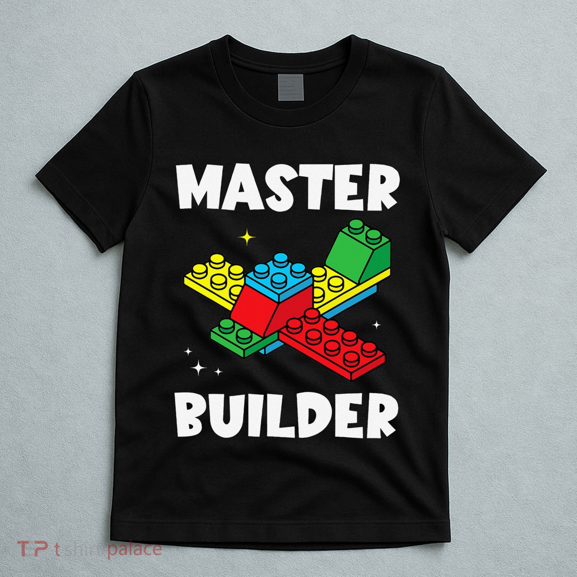 Master Builder Building Blocks Brick Toy Master Builder T-Shirt