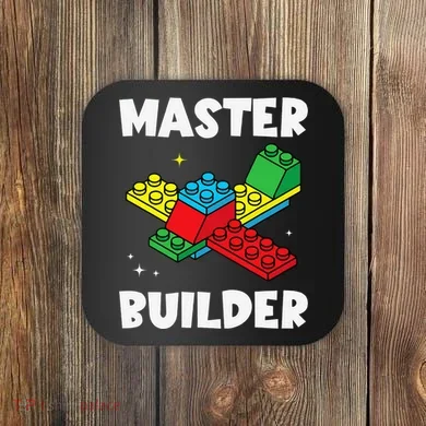 Master Builder Building Blocks Brick Toy Master Builder Coaster