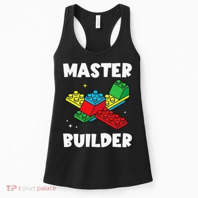 Master Builder Building Blocks Brick Toy Master Builder Women's Tank Top