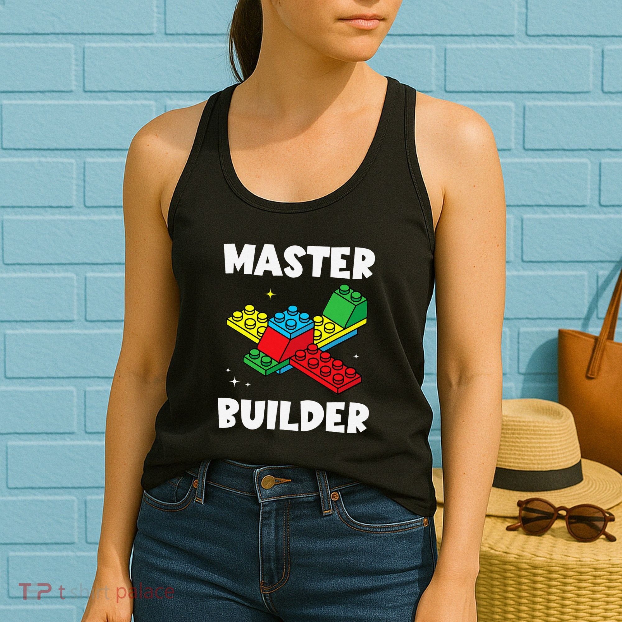 Master Builder Building Blocks Brick Toy Master Builder Women's Tank Top
