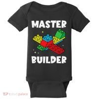 Master Builder Building Blocks Brick Toy Master Builder Baby Bodysuit thumb 0