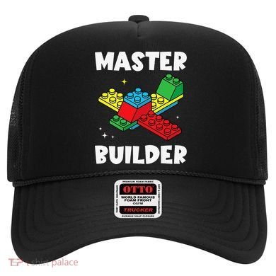 Master Builder Building Blocks Brick Toy Master Builder Hat