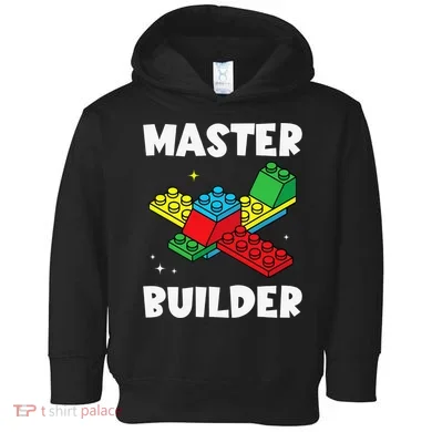 Master Builder Building Blocks Brick Toy Master Builder Toddler Hoodie