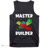 Master Builder Building Blocks Brick Toy Master Builder Tank Top thumb 0