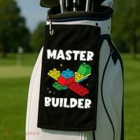 Master Builder Building Blocks Brick Toy Master Builder Golf Towel thumb 2